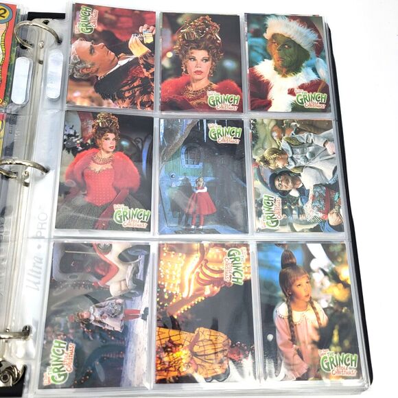 How the Grinch Stole Christmas First Edition 3 Ring Binder Album 98 Cards - Picture 4 of 16